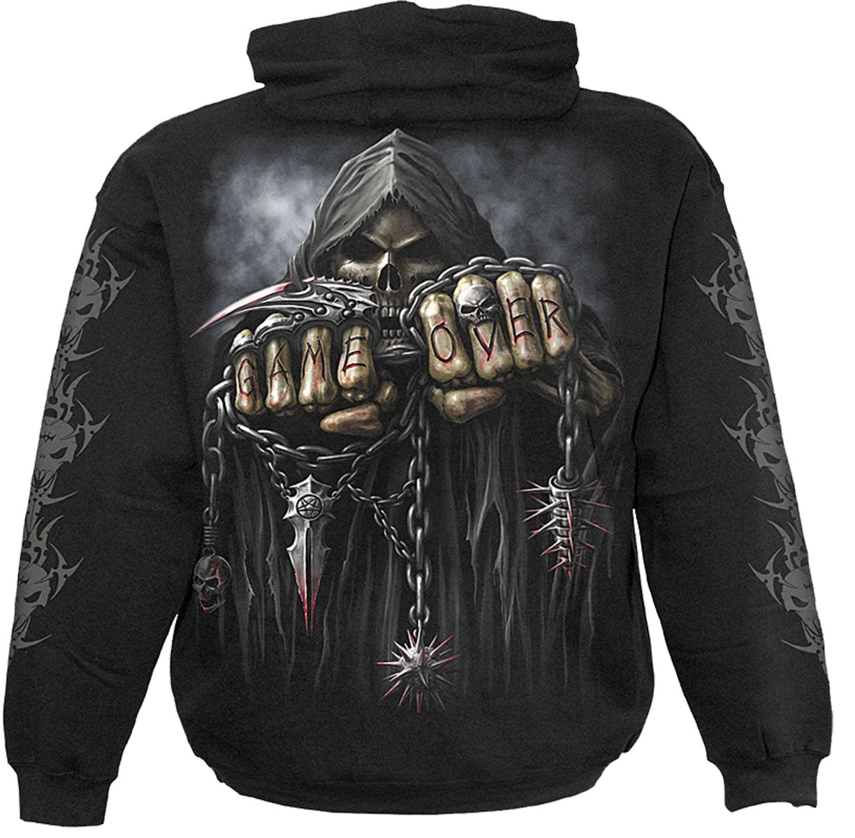 GAME OVER - Kinder Hoody Schwarz