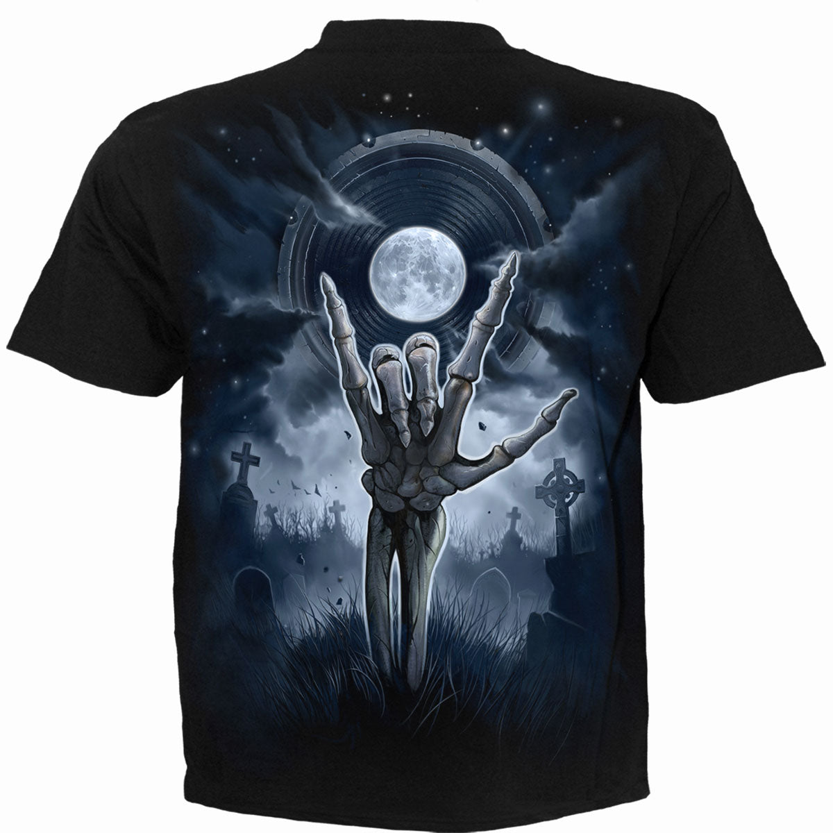 GRIM ROCKER - T-Shirt Schwarz