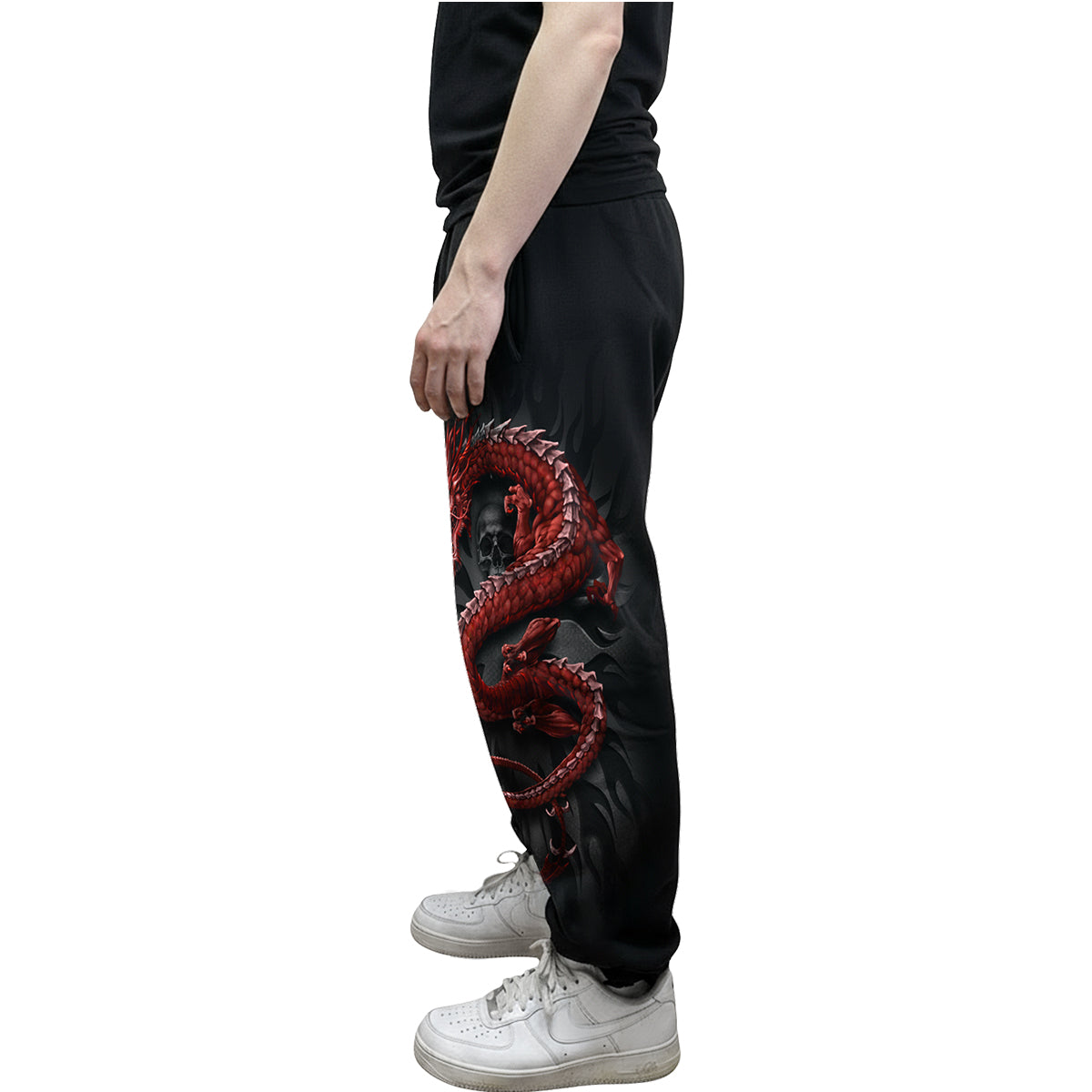 ORIENTAL DRAGON - Lässige Cargo-Jogger