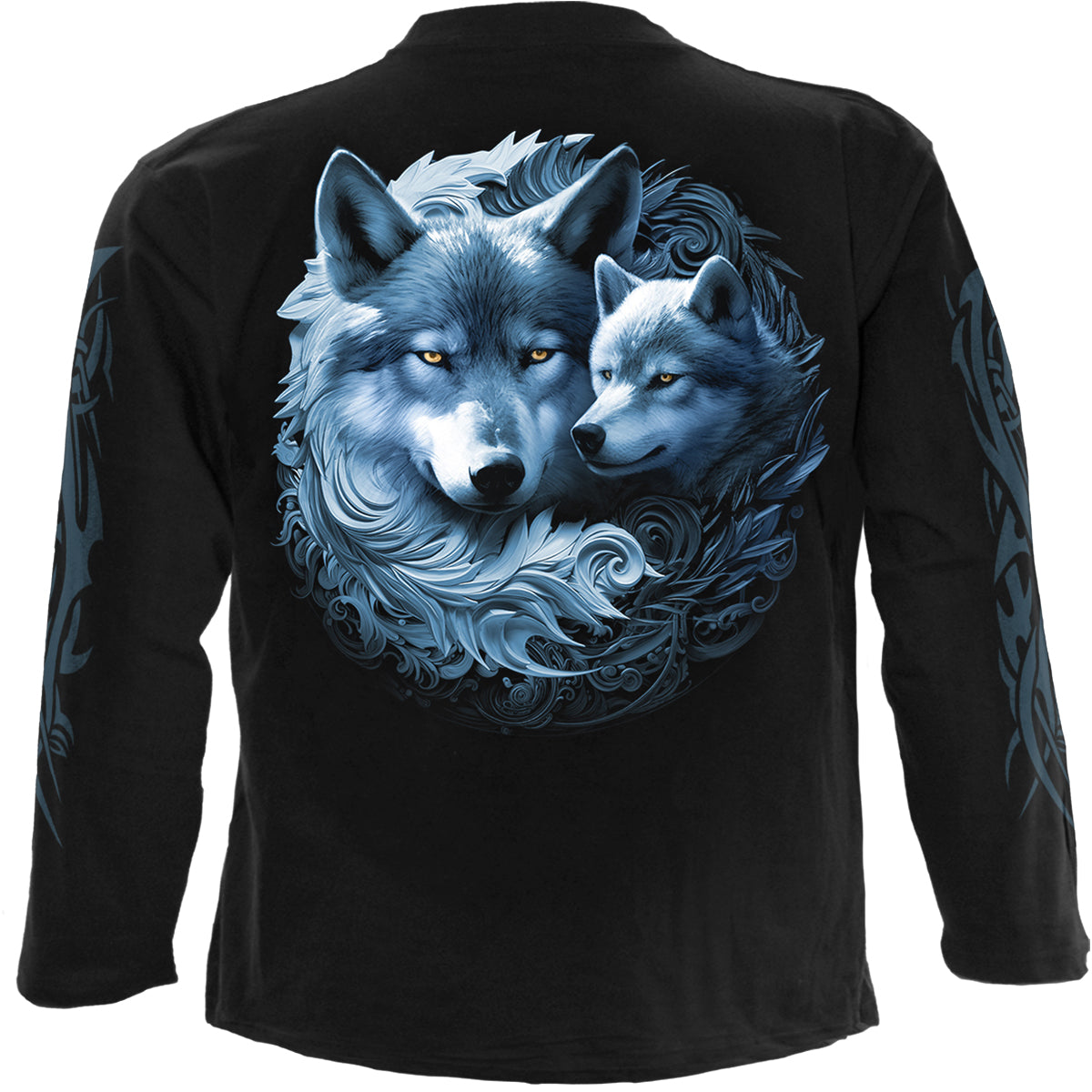 WOLF GUARDIAN - Langarmshirt Schwarz