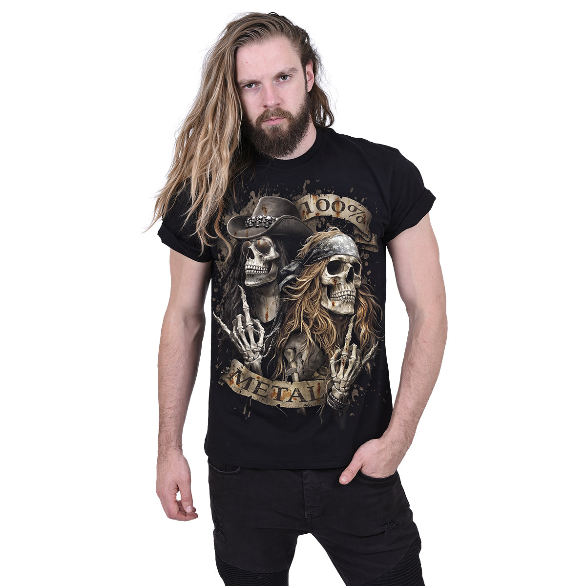PURE METAL – T-Shirt Schwarz