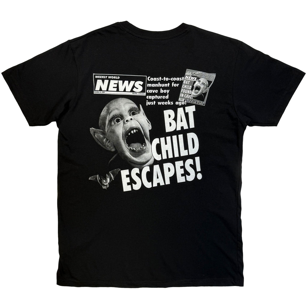 WEEKLY WORLD NEWS - JUMBO BAT BOY - T-Shirt Black