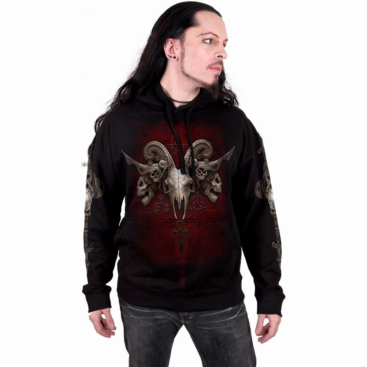 FACES OF GOTH - Hoody Black