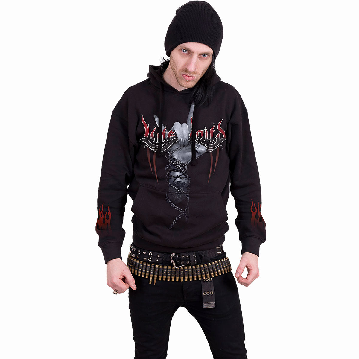 ROCK LOUD - Hoody Schwarz