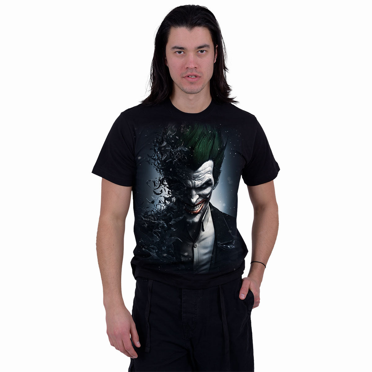 JOKER - ARKHAM ORIGINS - T-Shirt Schwarz