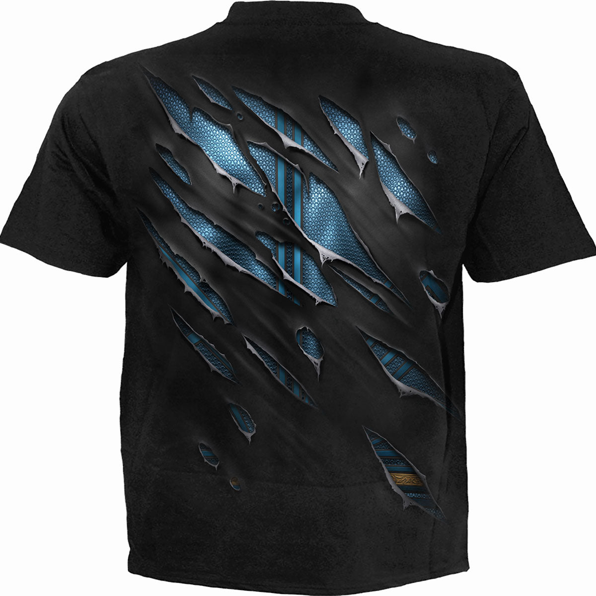 SUPERMAN - RIPPED - T-Shirt Schwarz