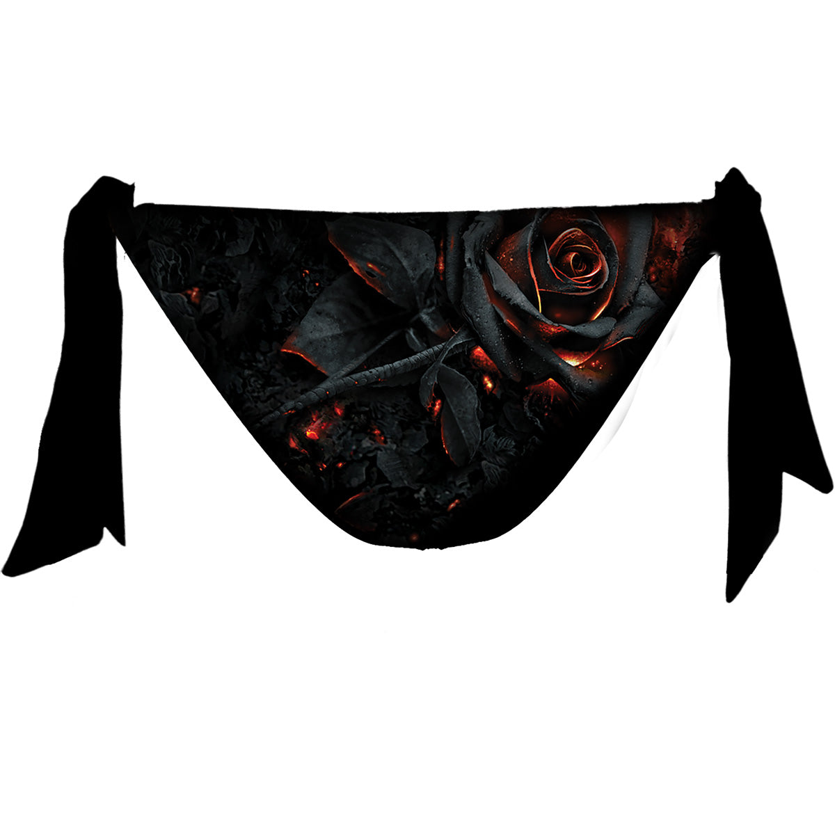 BURNT ROSE - Allover Flapover Bikini Badeanzug