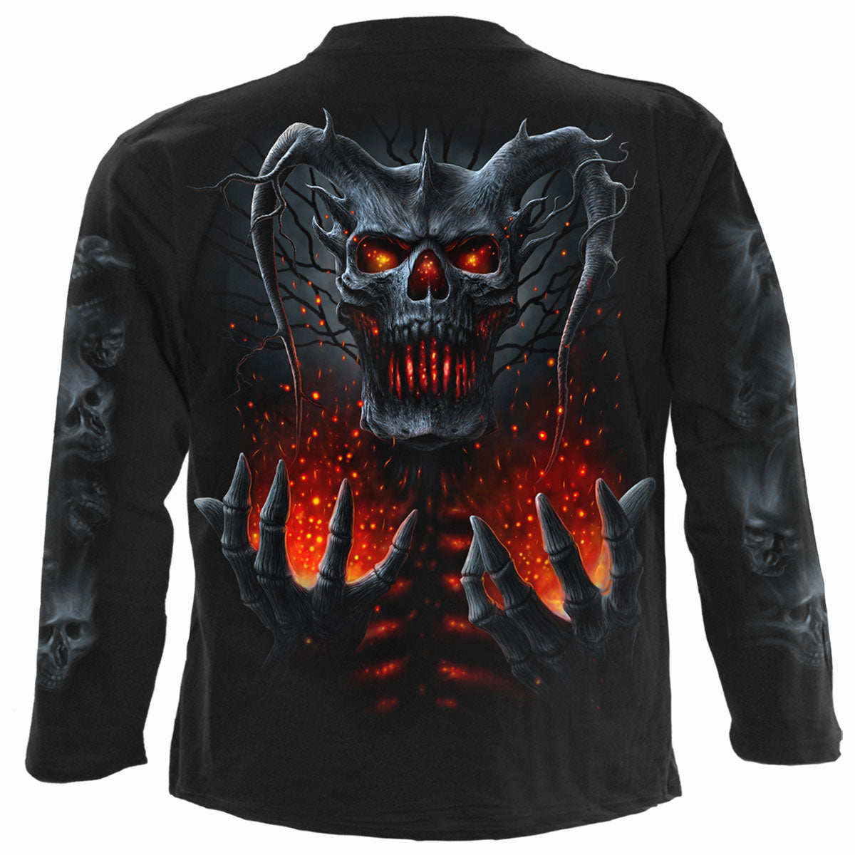DEATH EMBERS - Langarmshirt Schwarz