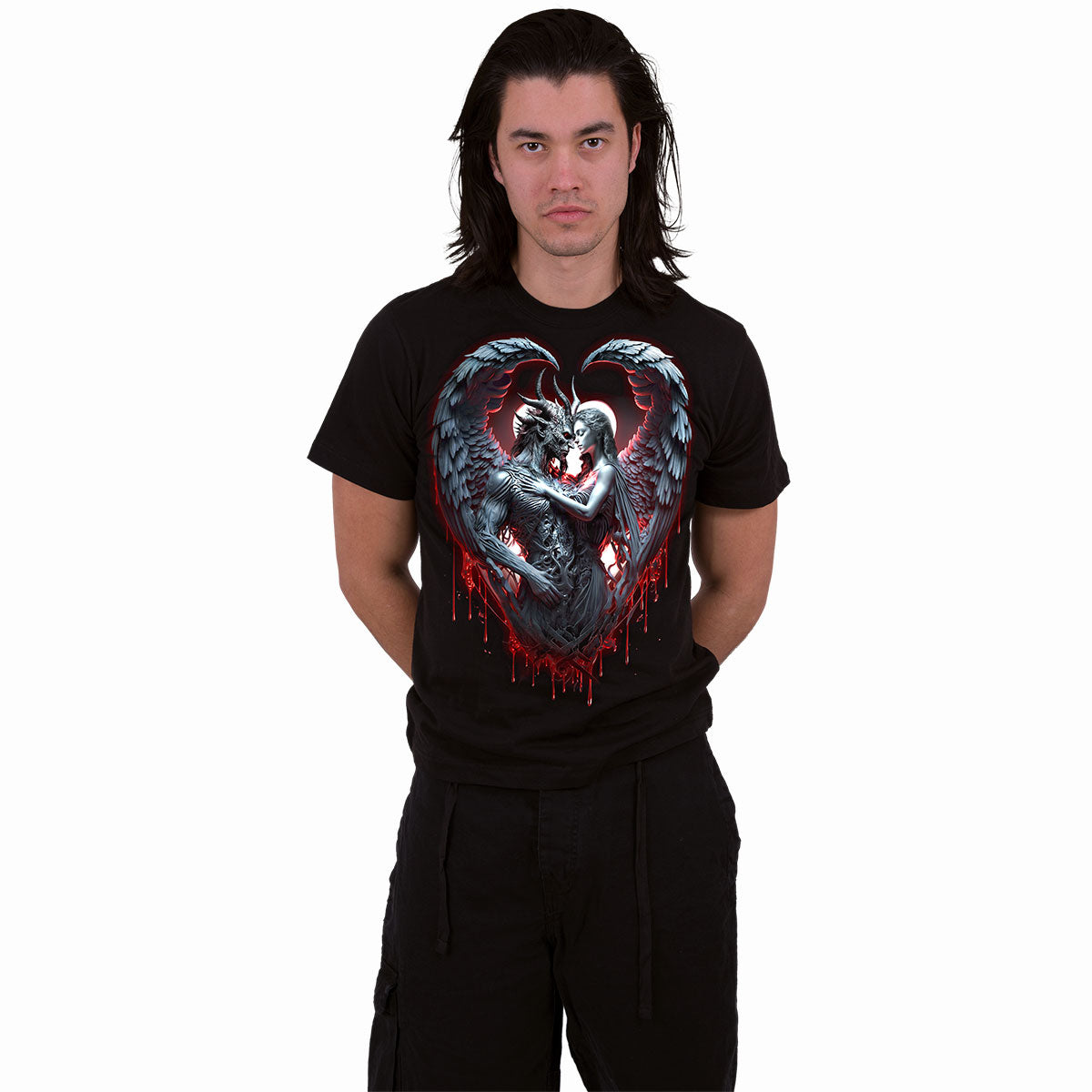 SOLEMN VOW - Front Print T-Shirt Schwarz