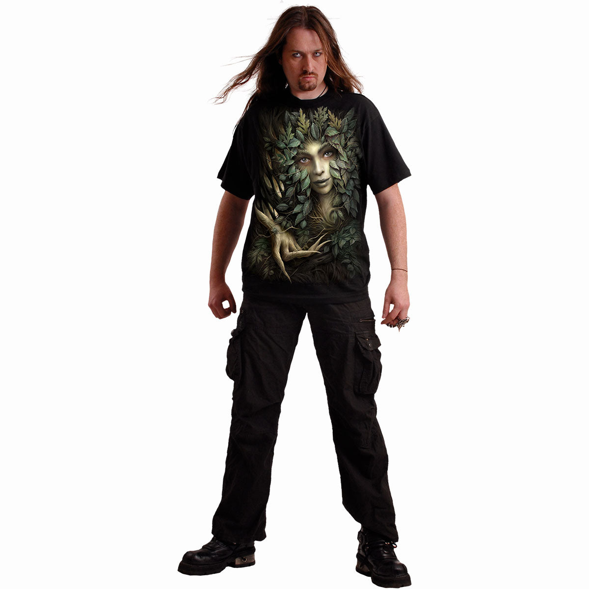WOODLAND QUEEN - T-Shirt Schwarz