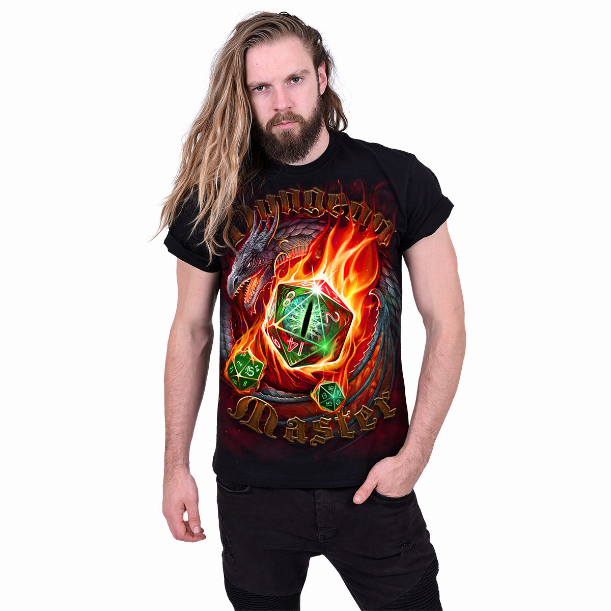 DUNGEON MASTER - T-Shirt Schwarz