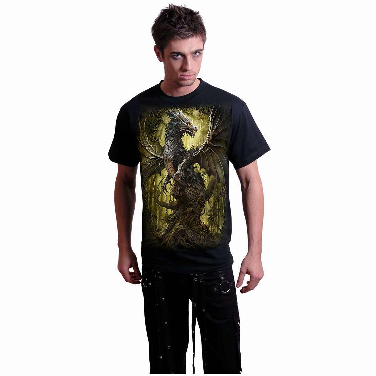 OAK DRAGON - T-Shirt Schwarz