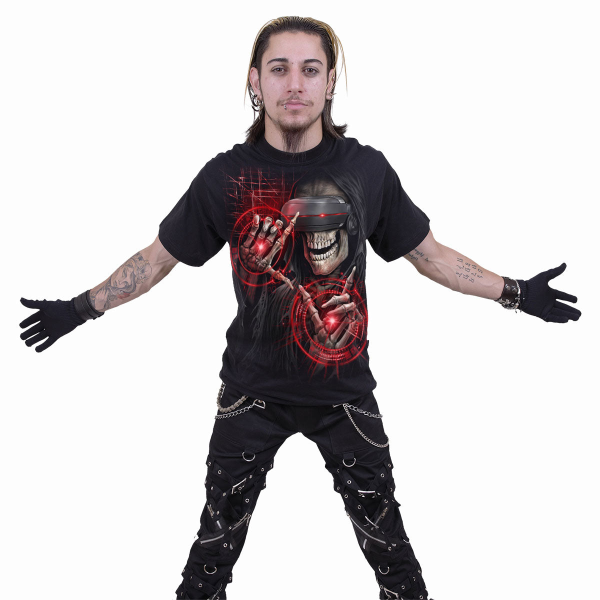 CYBER DEATH - T-Shirt Schwarz