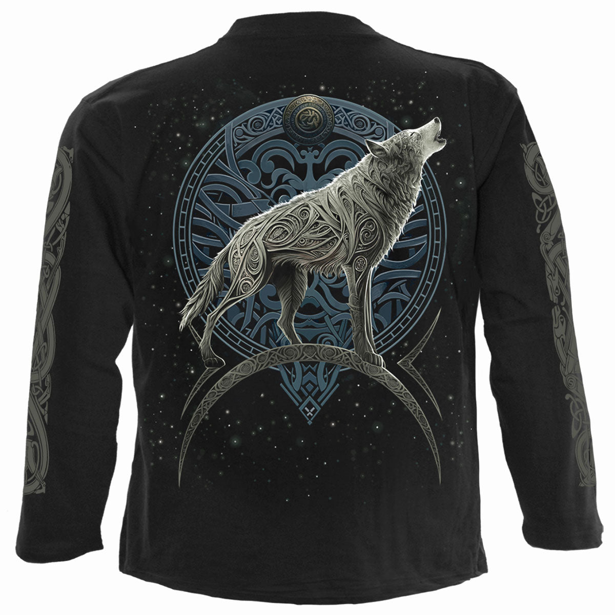 CELTIC WOLF - Langarmshirt Schwarz