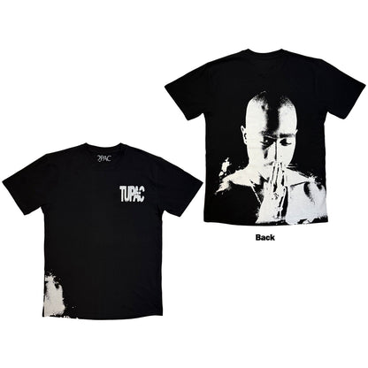 TUPAC - PRAYER AOP - T-Shirt Black