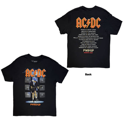 AC/DC - ANGUS AMPS EU TOUR '25 - T-Shirt Black