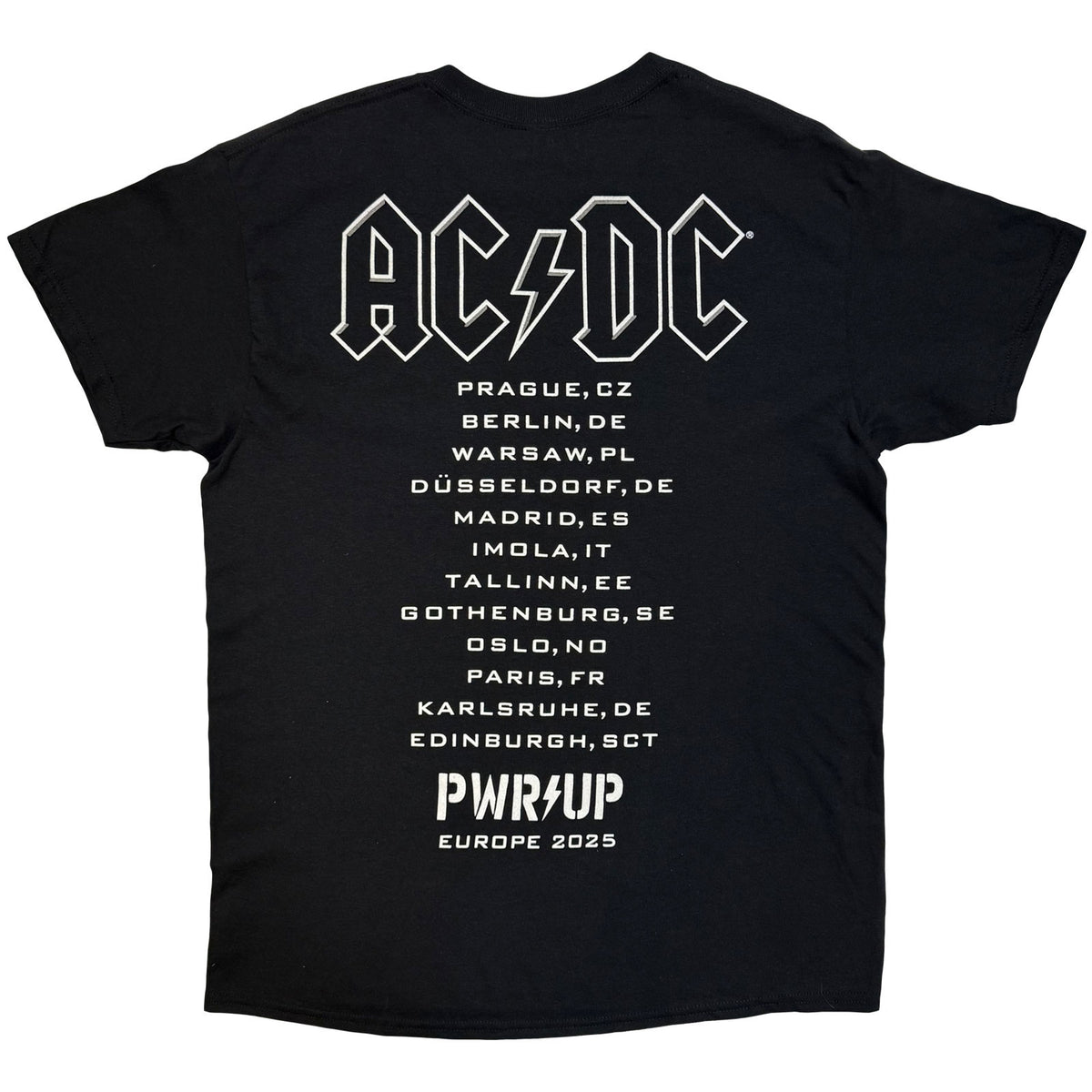 AC/DC - ANGUS PUTLAND EU TOUR '25 - T-Shirt Black