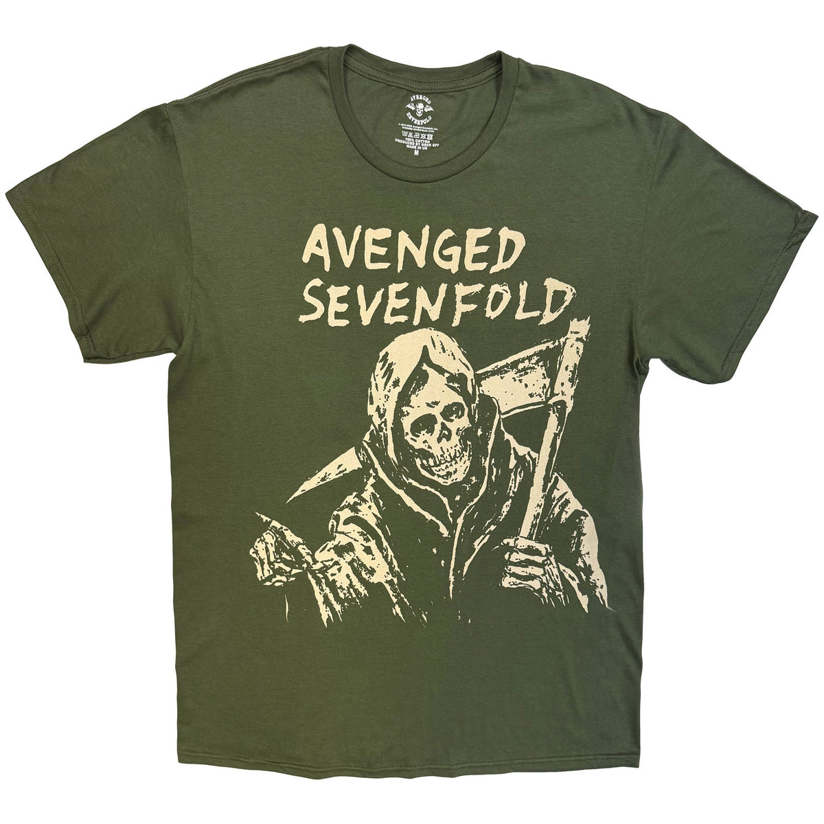 AVENGED SEVENFOLD - REAPER - T-Shirt Khaki Green