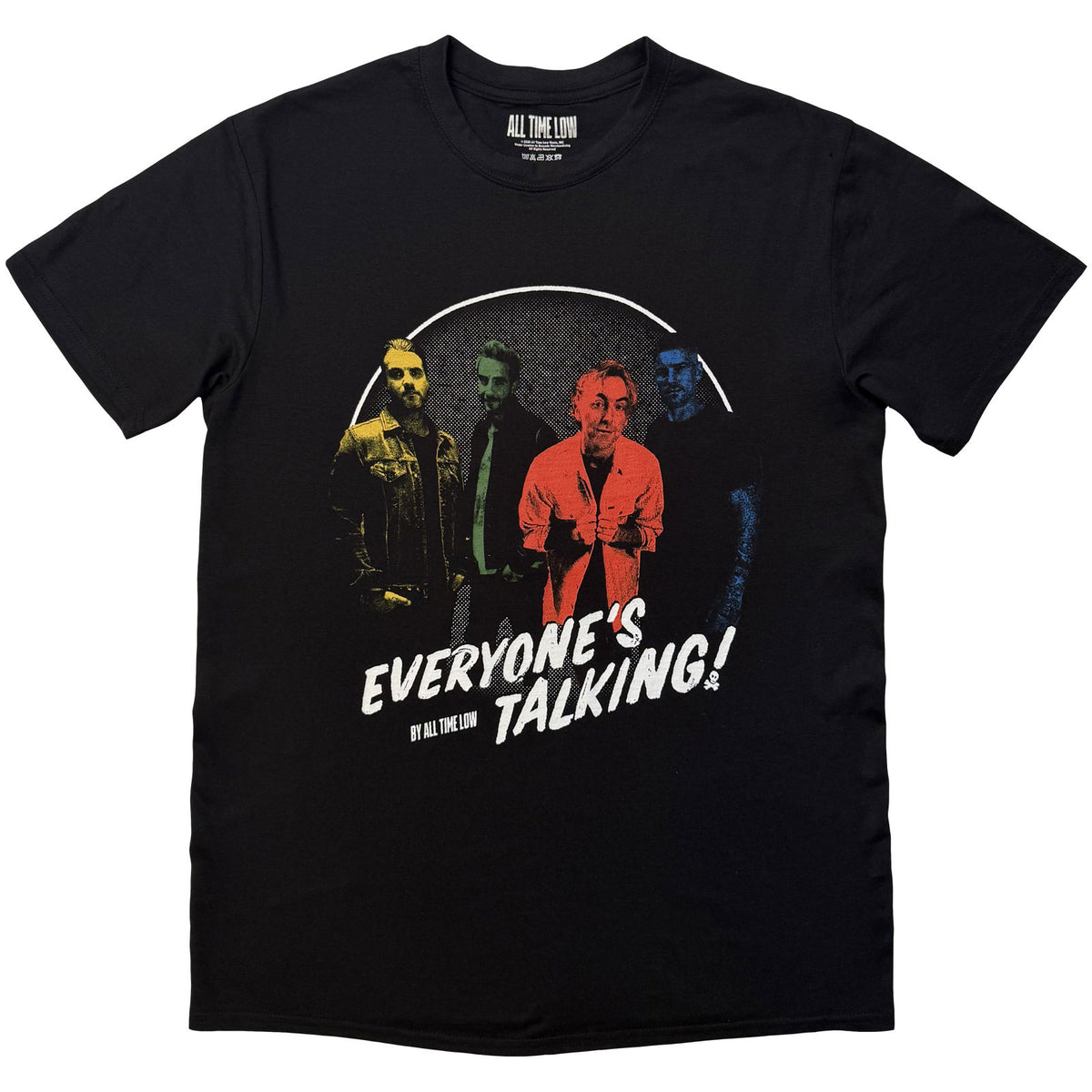 ALL TIME LOW - EVERYONES TALKING - T-Shirt Black