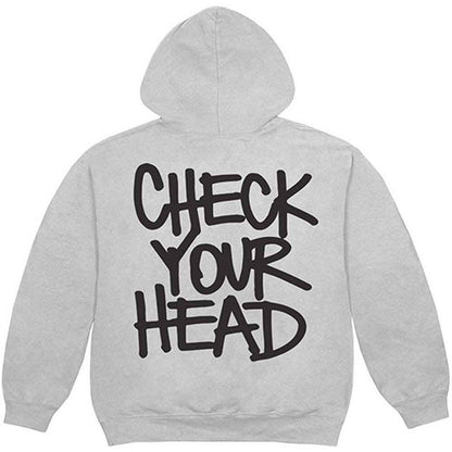 THE BEASTIE BOYS - CHECK YOUR HEAD - Pullover Hoodie Grey