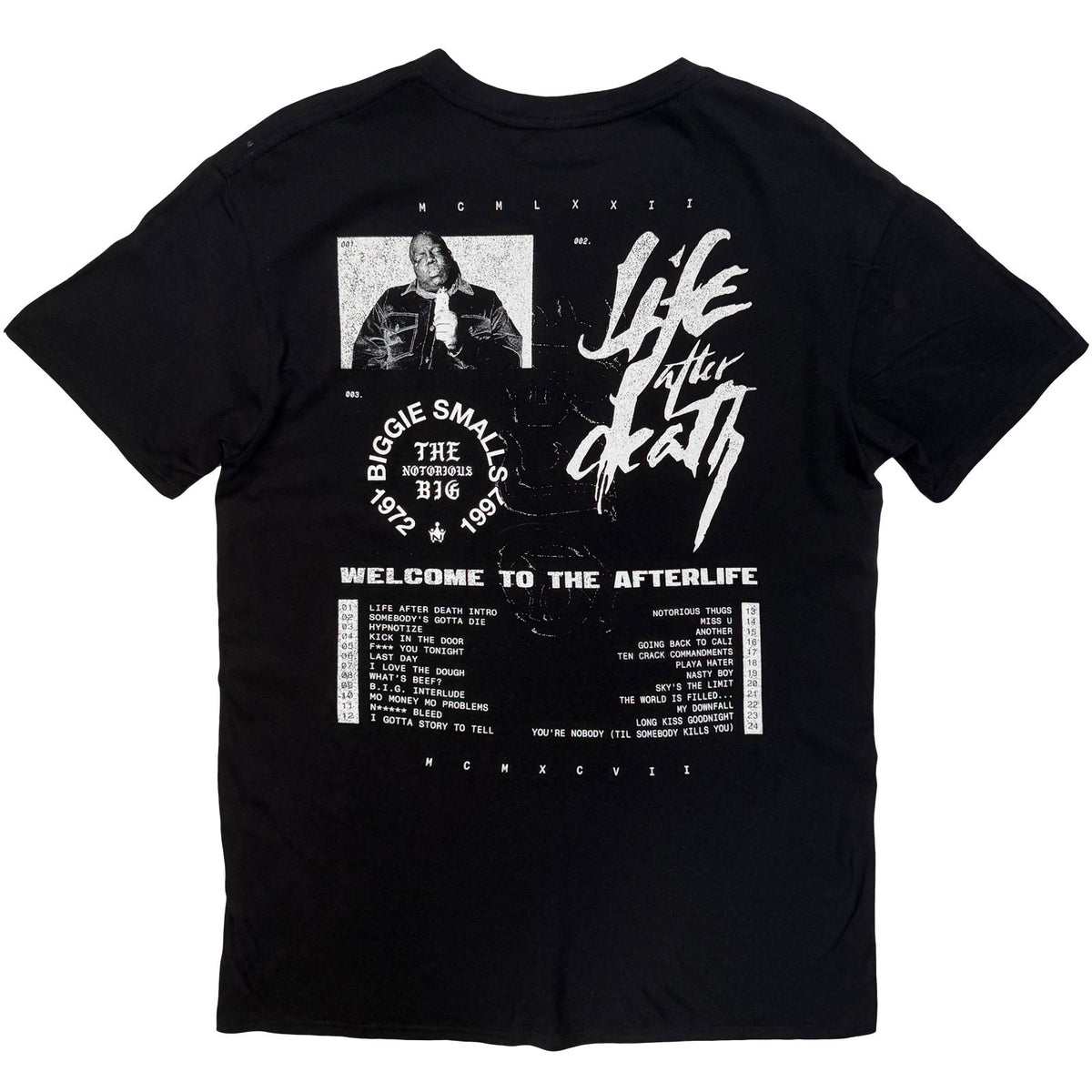 BIGGIE SMALLS - LIFE AFTER DEATH - T-Shirt Black