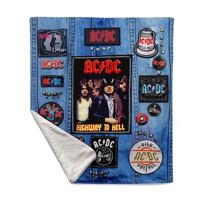 Rocksax AC/DC Blanket - Battle Vest