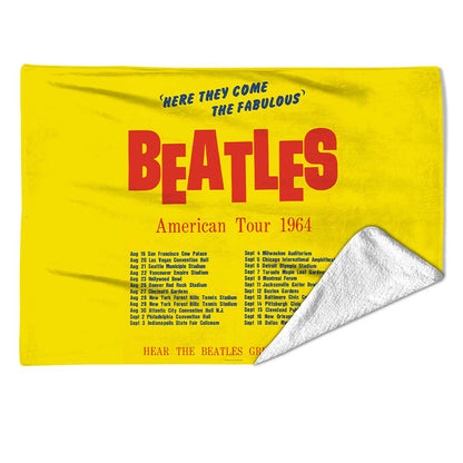 Rocksax The Beatles Blanket - America Tour Yellow