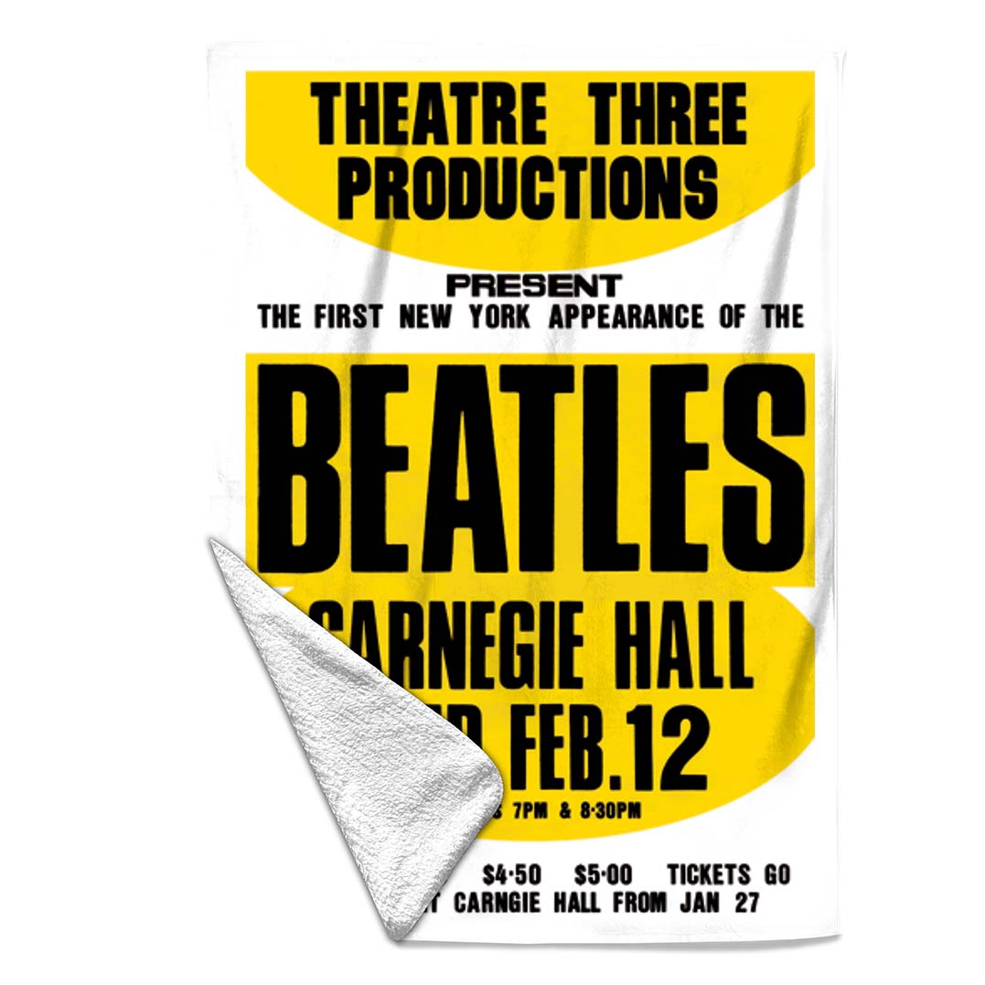 Rocksax The Beatles Blanket - Carnegie Hall