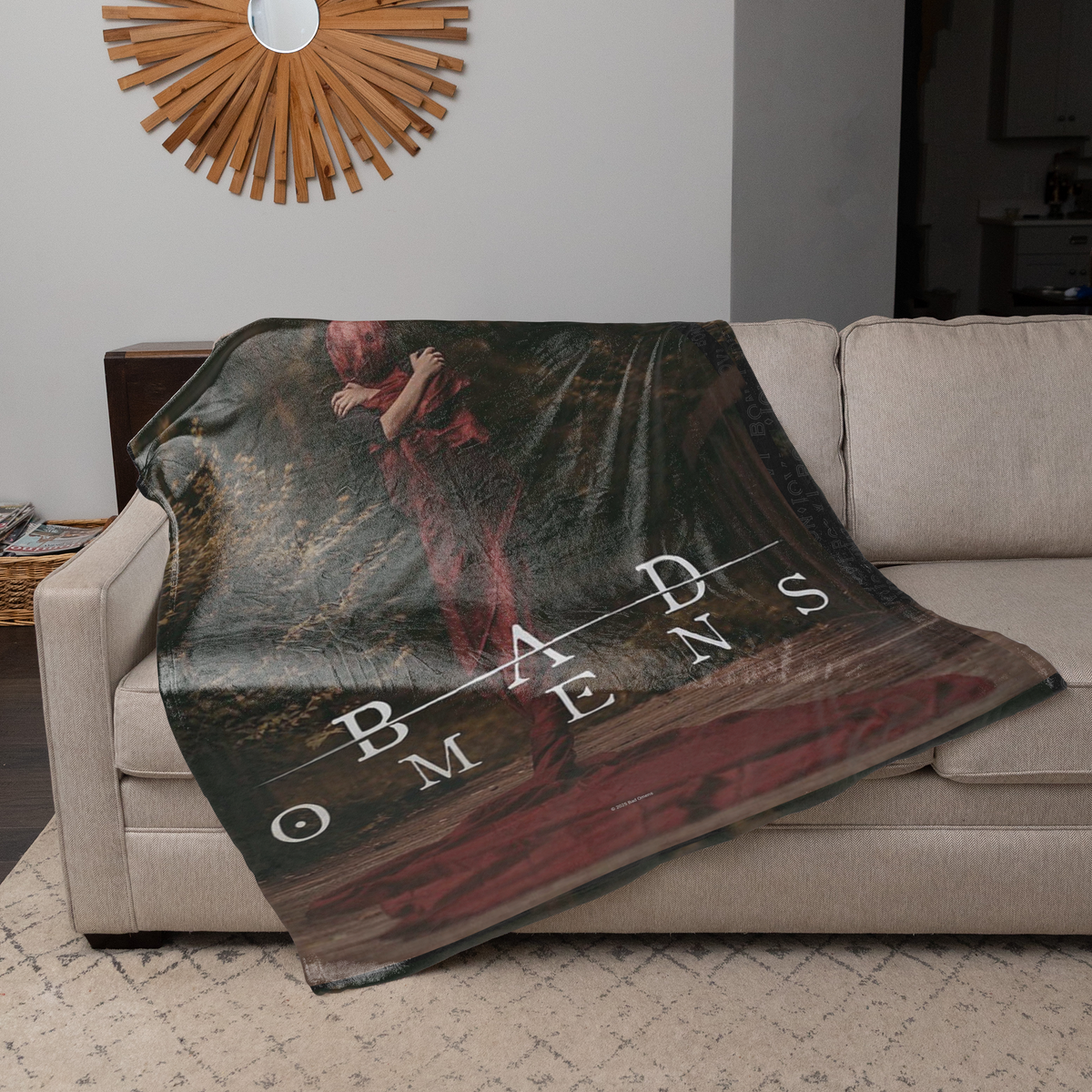 Rocksax Bad Omens Sherpa Fleece Blanket - Bad Omens