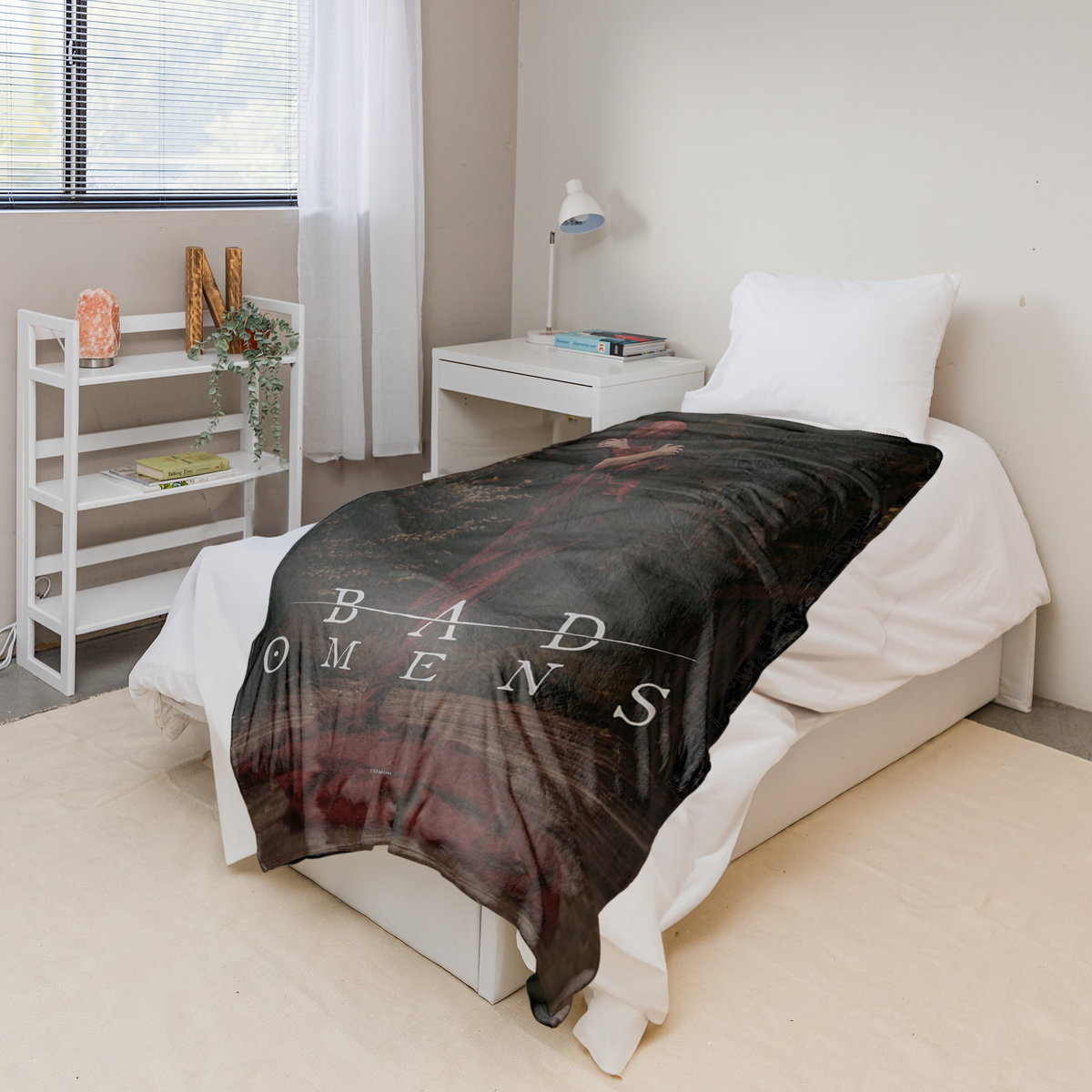 Rocksax Bad Omens Sherpa Fleece Blanket - Bad Omens
