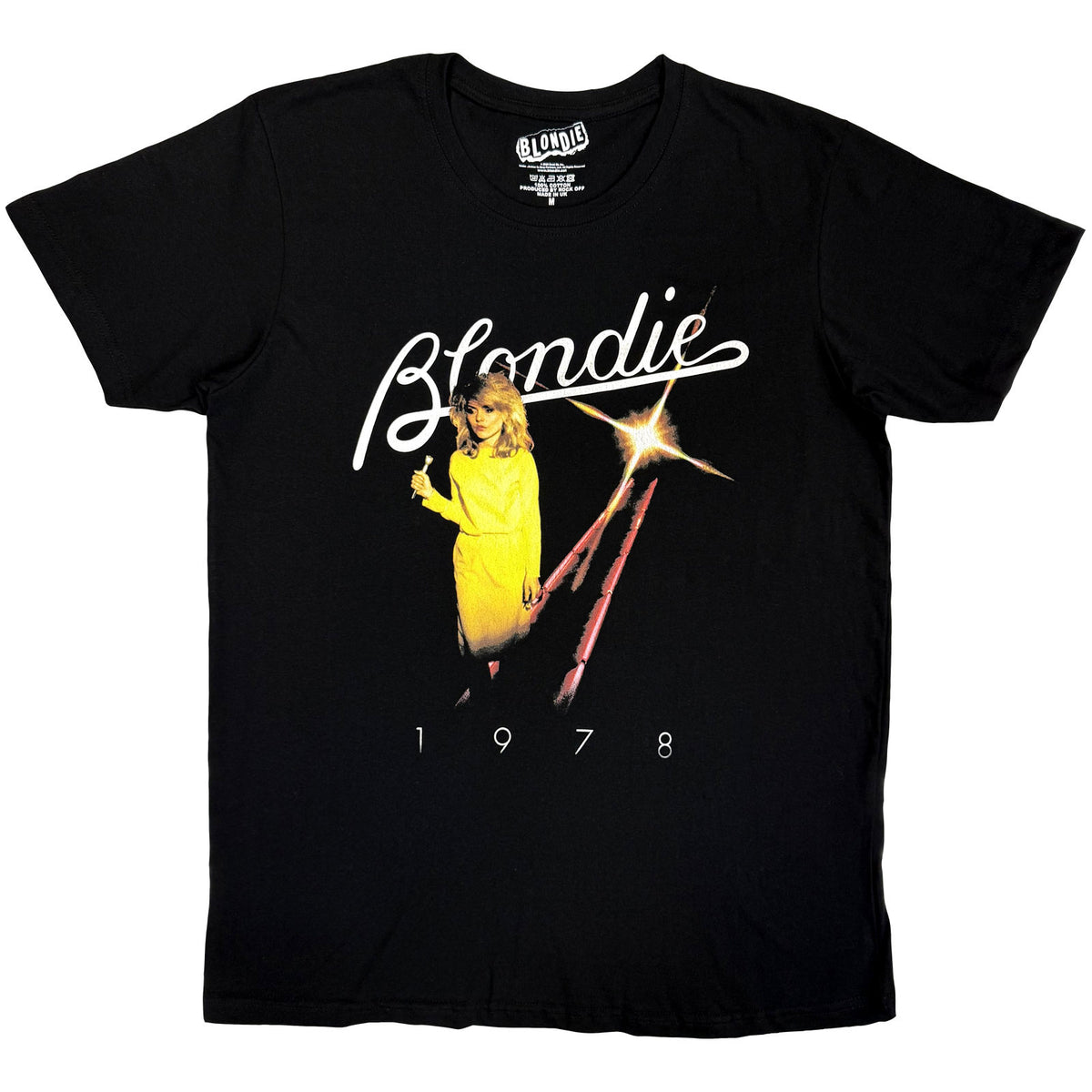 BLONDIE - YELLOW DRESS 1978 - T-Shirt Black