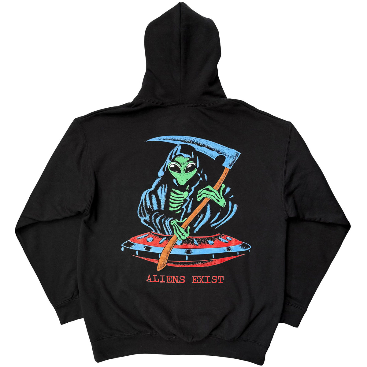 BLINK-182 - ALIEN REAPER - Pullover Hoodie Black