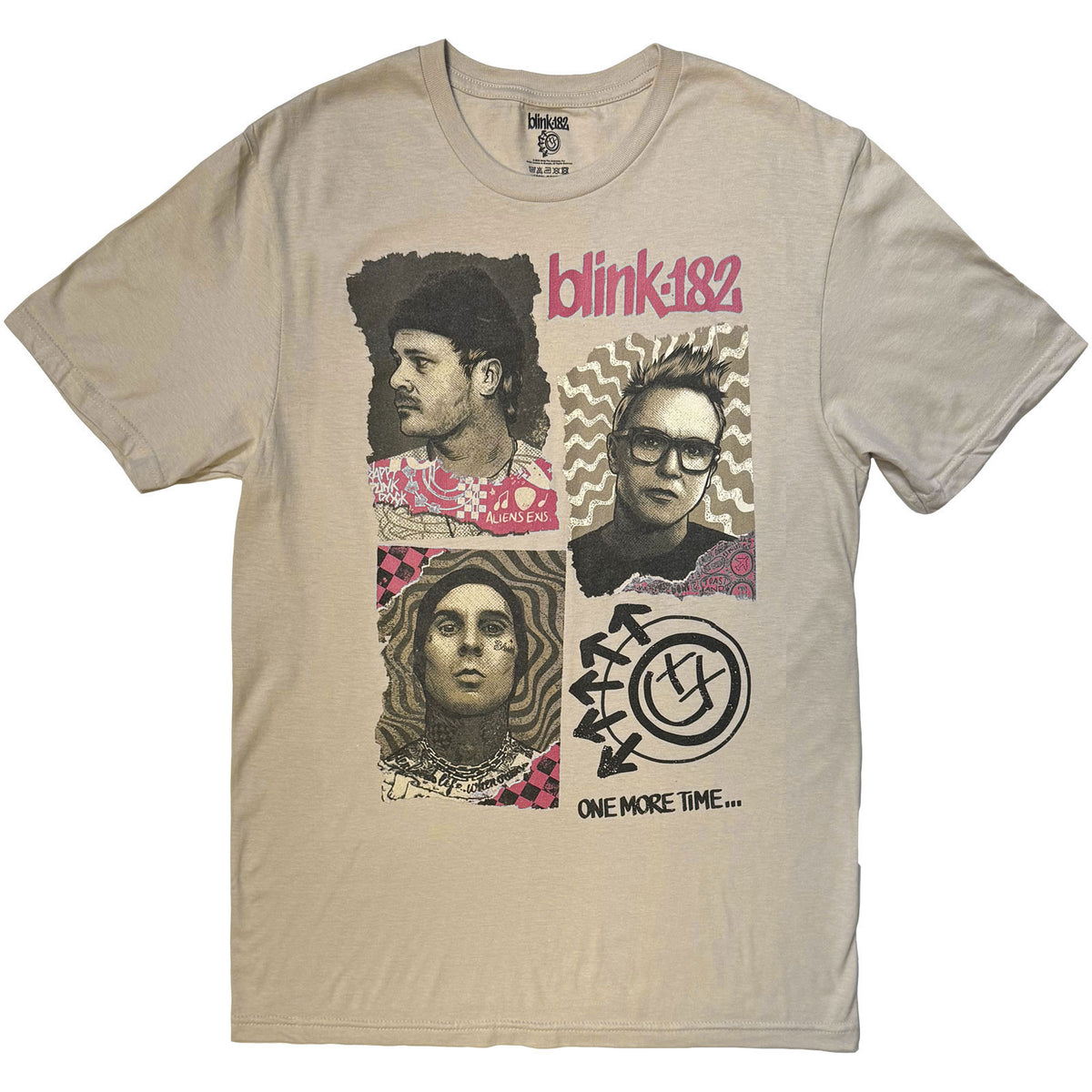 BLINK-182 - ONE MORE TIME BAND - T-Shirt Sand