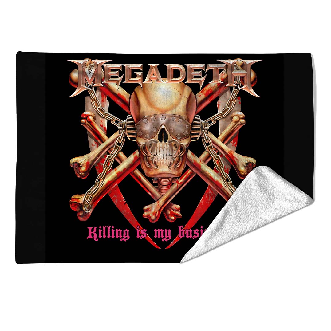 Rocksax Megadeth Blanket - Killing Is My Business