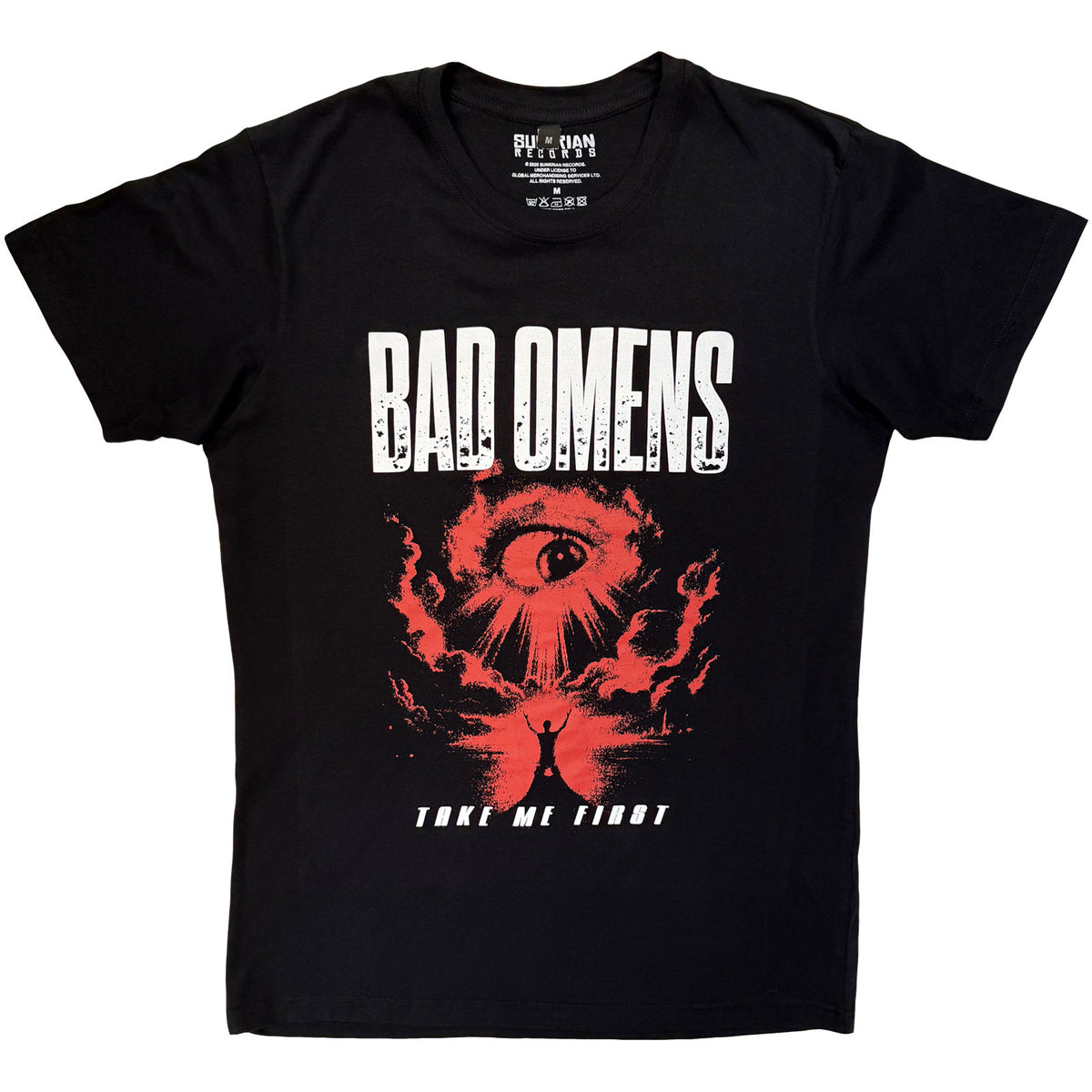 BAD OMENS - RED EYE - Carbon T-Shirt Black