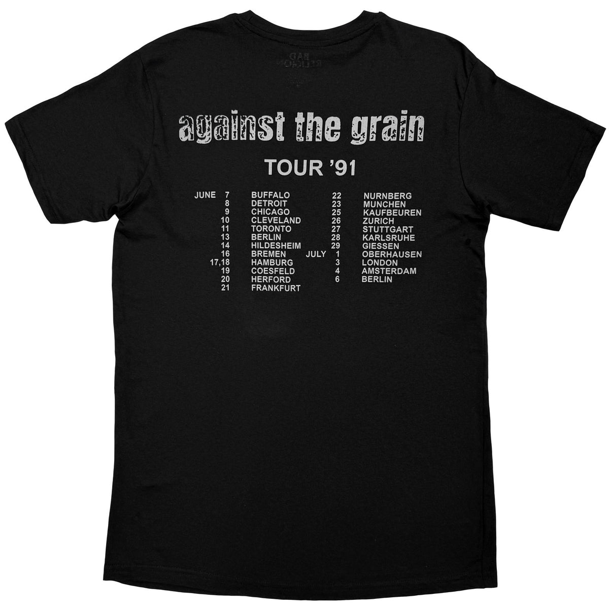 BAD RELIGION - AGAINST THE GRAIN - T-Shirt Black