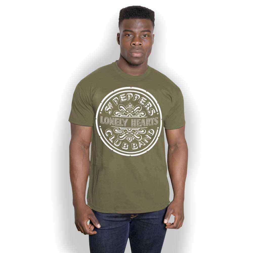 THE BEATLES - LONELY HEARTS - T-Shirt Green