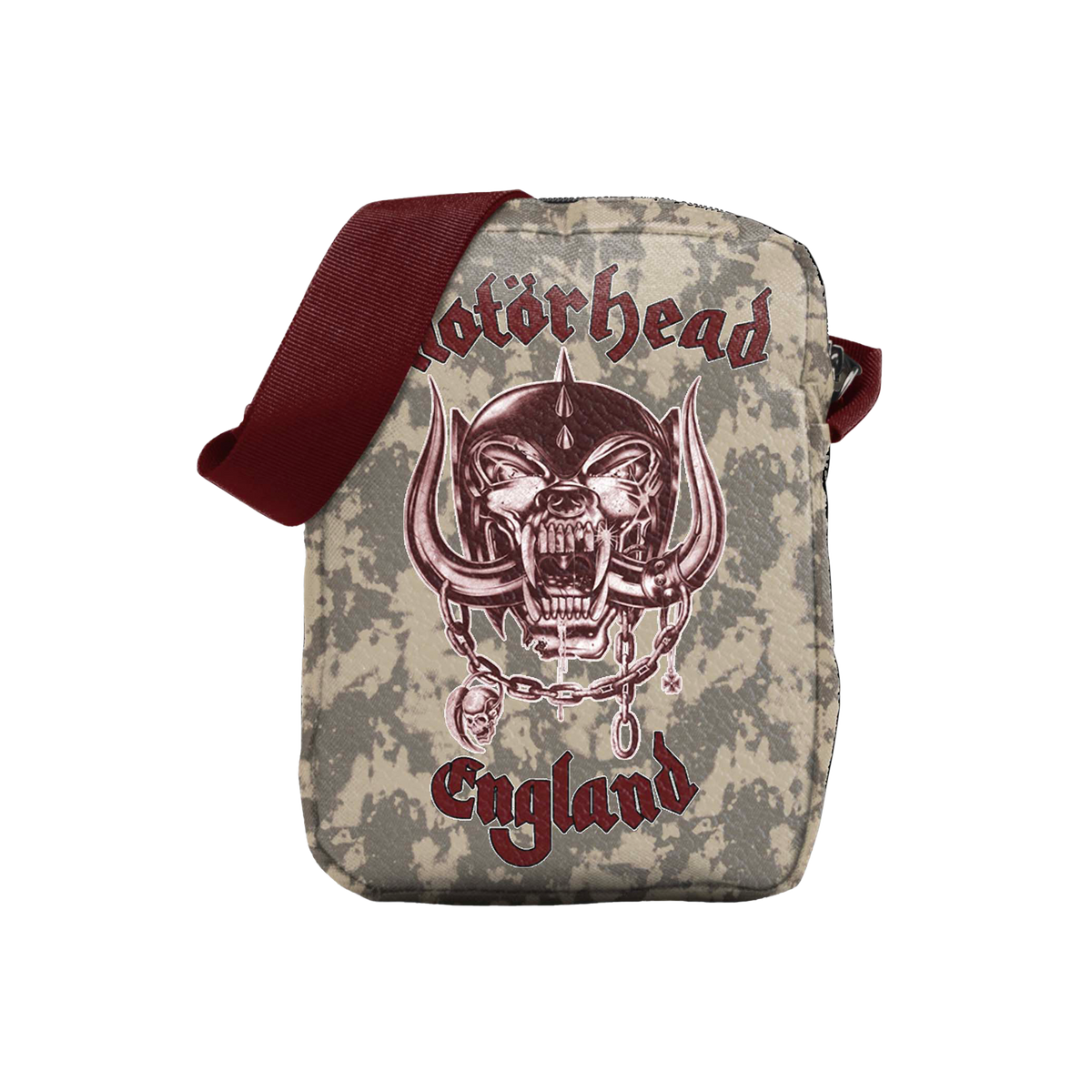 Rocksax Motorhead Crossbody Bag - England White