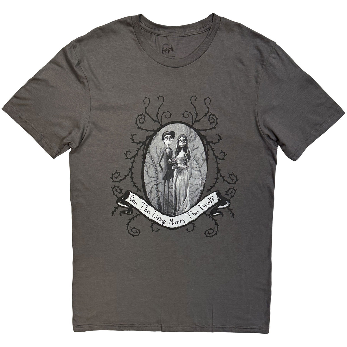 CORPSE BRIDE - CAN THE LIVING MARRY THE DEAD? - T-Shirt Grey