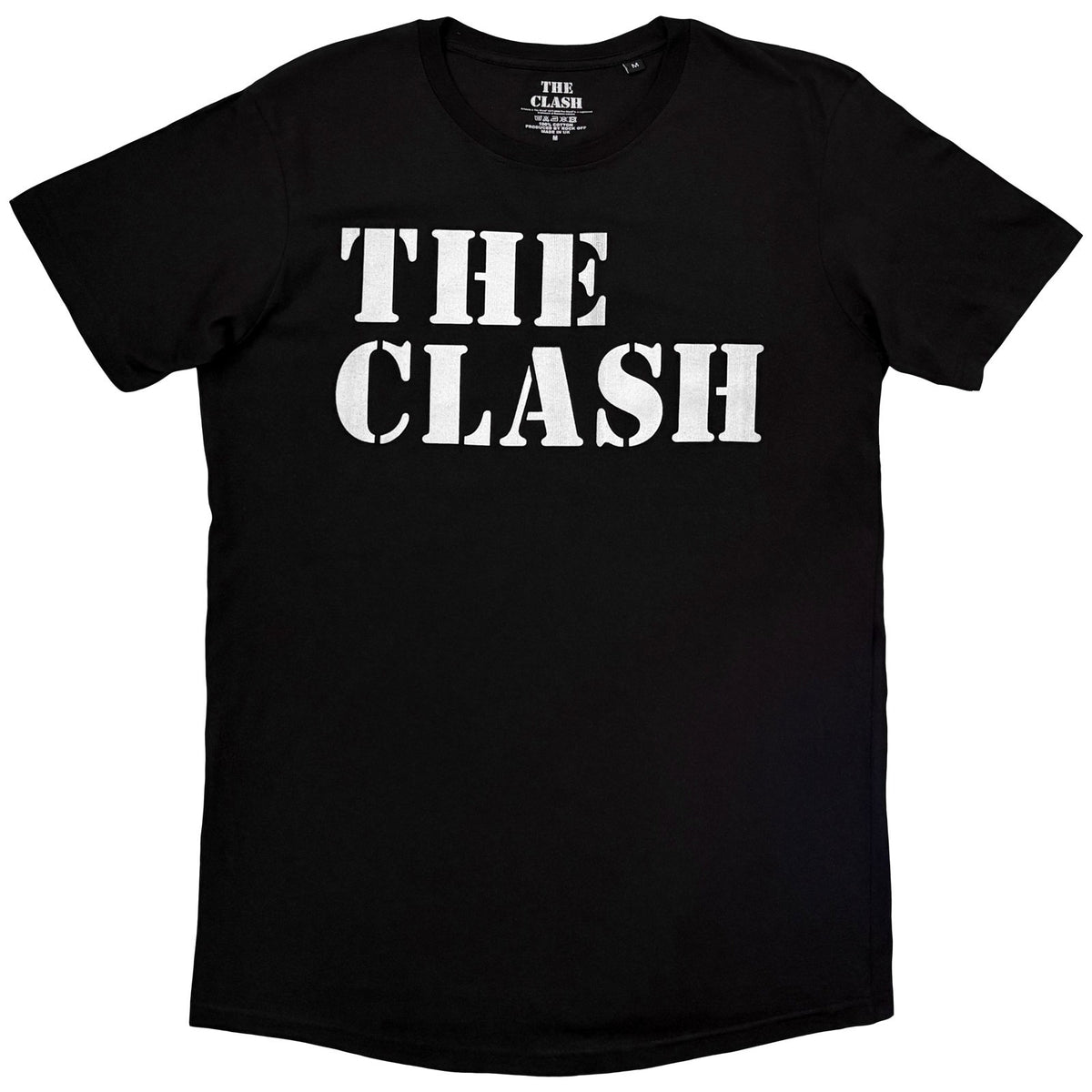 THE CLASH - STENCIL LOGO - T-Shirt Black