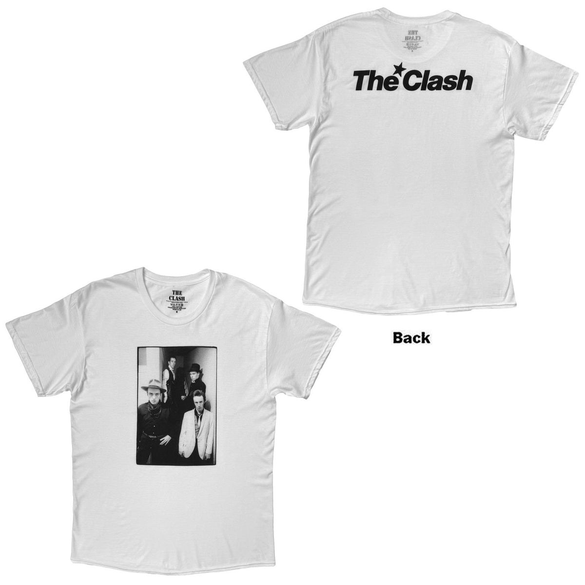 THE CLASH - LONDON CALLING PRESS PHOTO - T-Shirt White