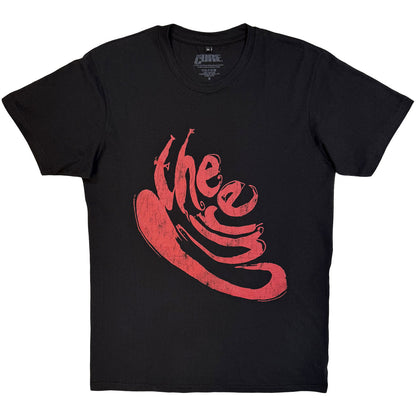 THE CURE - SWIRL LOGO - Carbon T-Shirt Black