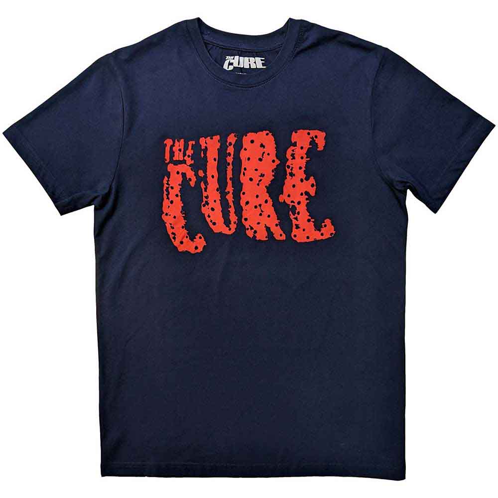 THE CURE - LOGO - T-Shirt Blue