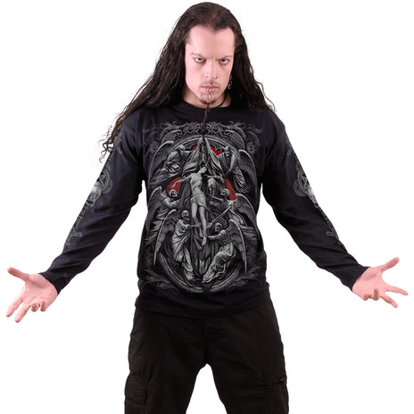 REAPER'S DOOR - Langarm T-Shirt Schwarz
