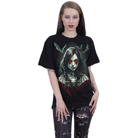 HALLOW'S EVE - Front Print T-Shirt Schwarz