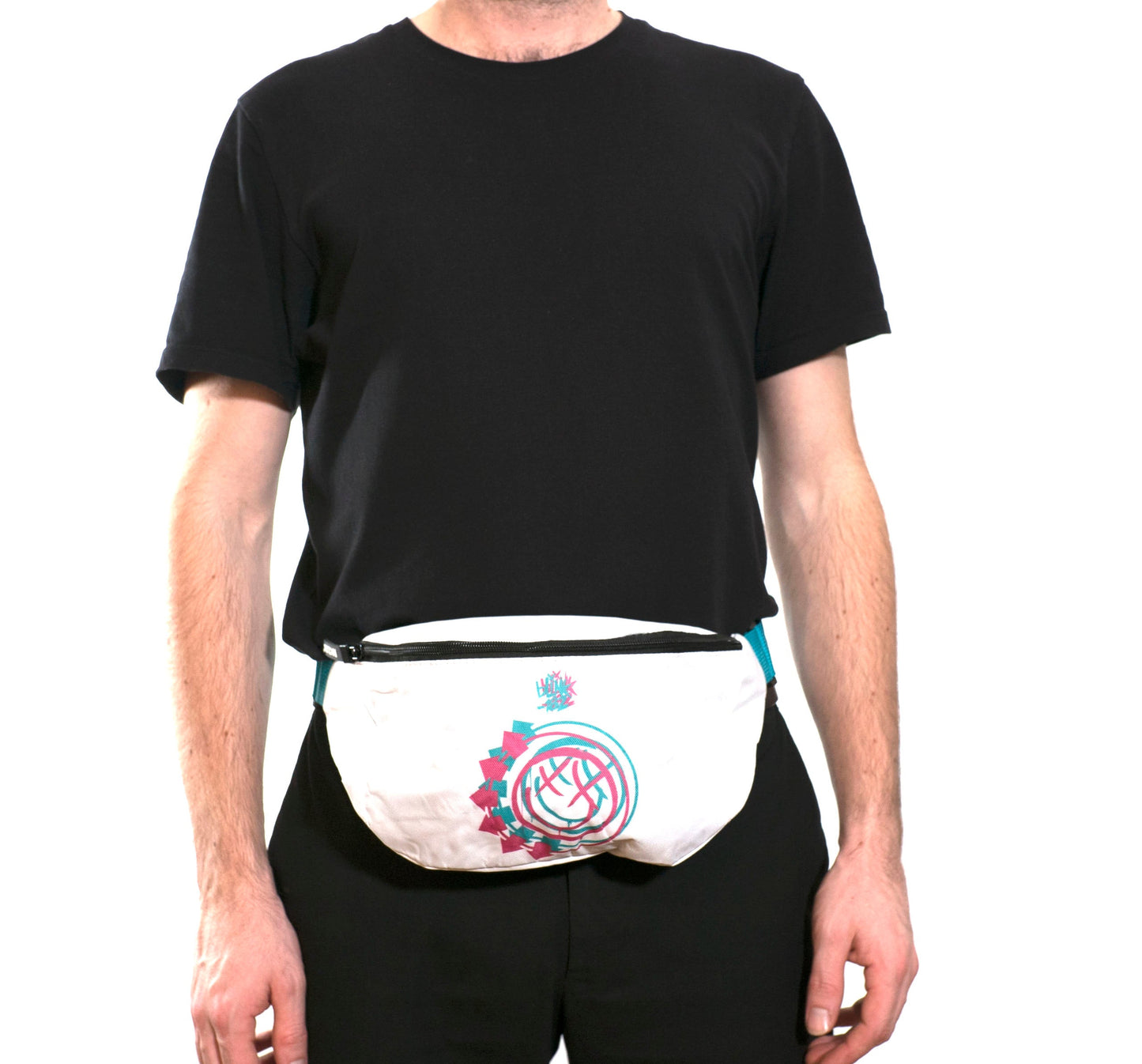 Rocksax Blink 182 Bum Bag (Fanny pack) - Smile White