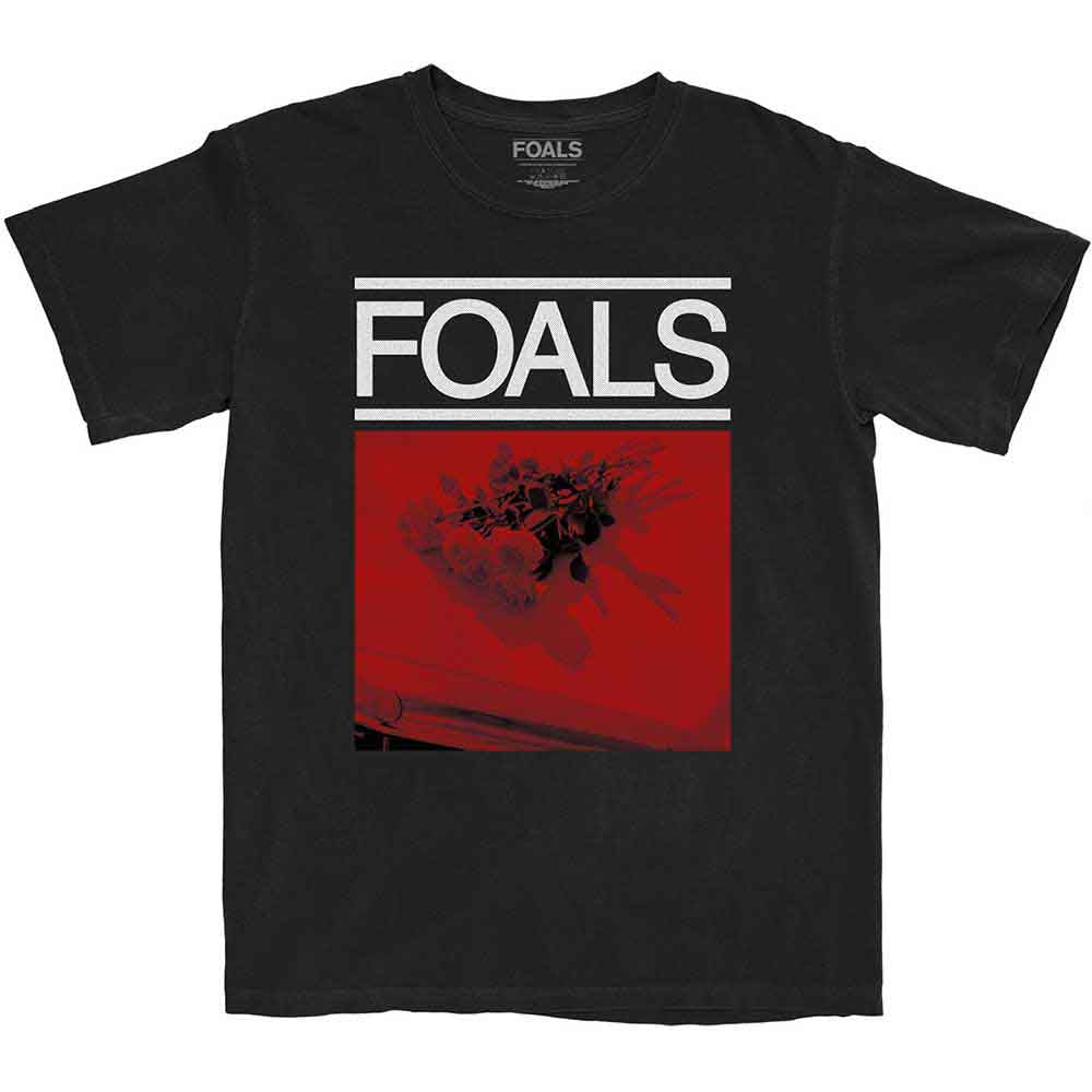 FOALS - RED ROSES - T-Shirt Black