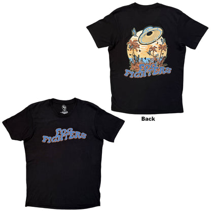 FOO FIGHTERS - SPACE BUTTERFLIES - Carbon T-Shirt Black
