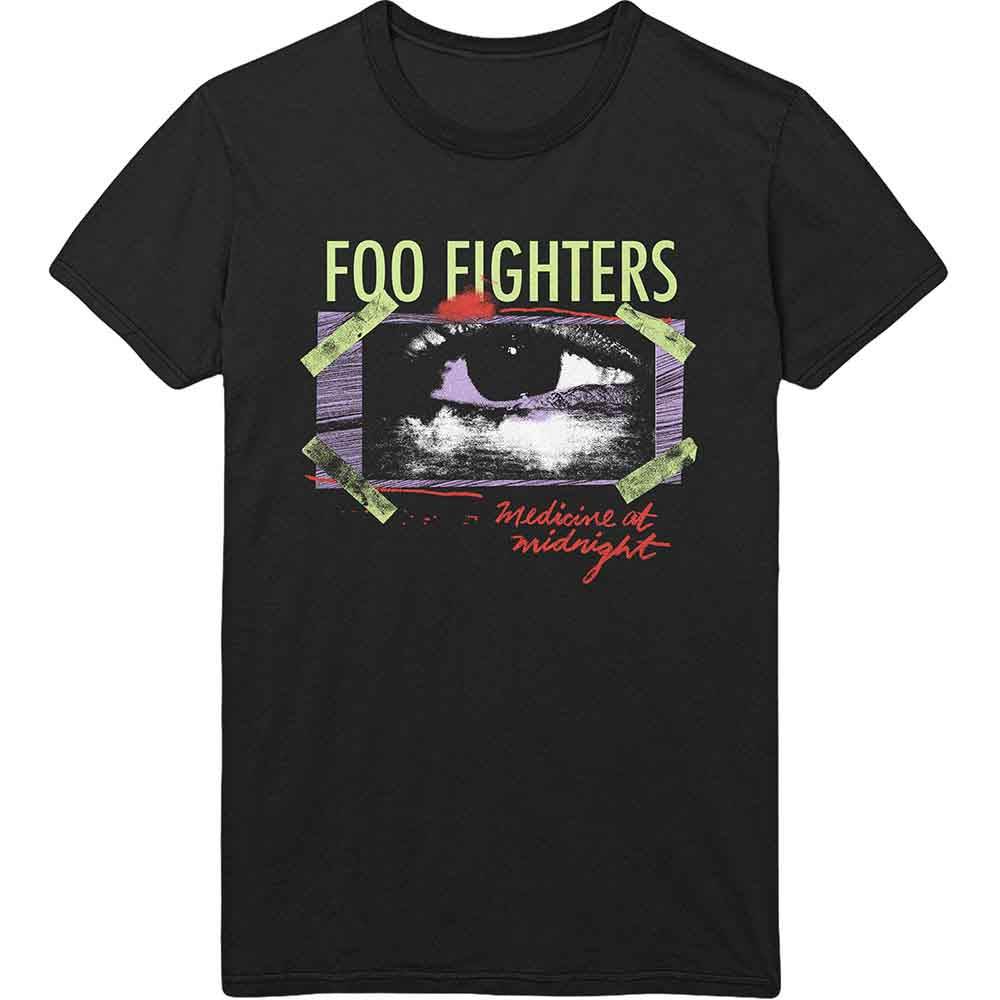 FOO FIGHTERS - MEDICINE AT MIDNIGHT TAPED - T-Shirt Black