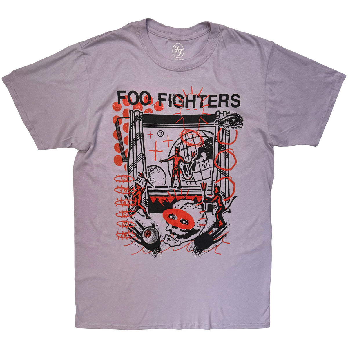 FOO FIGHTERS - DEVIL IN THE WINDOW - T-Shirt Purple